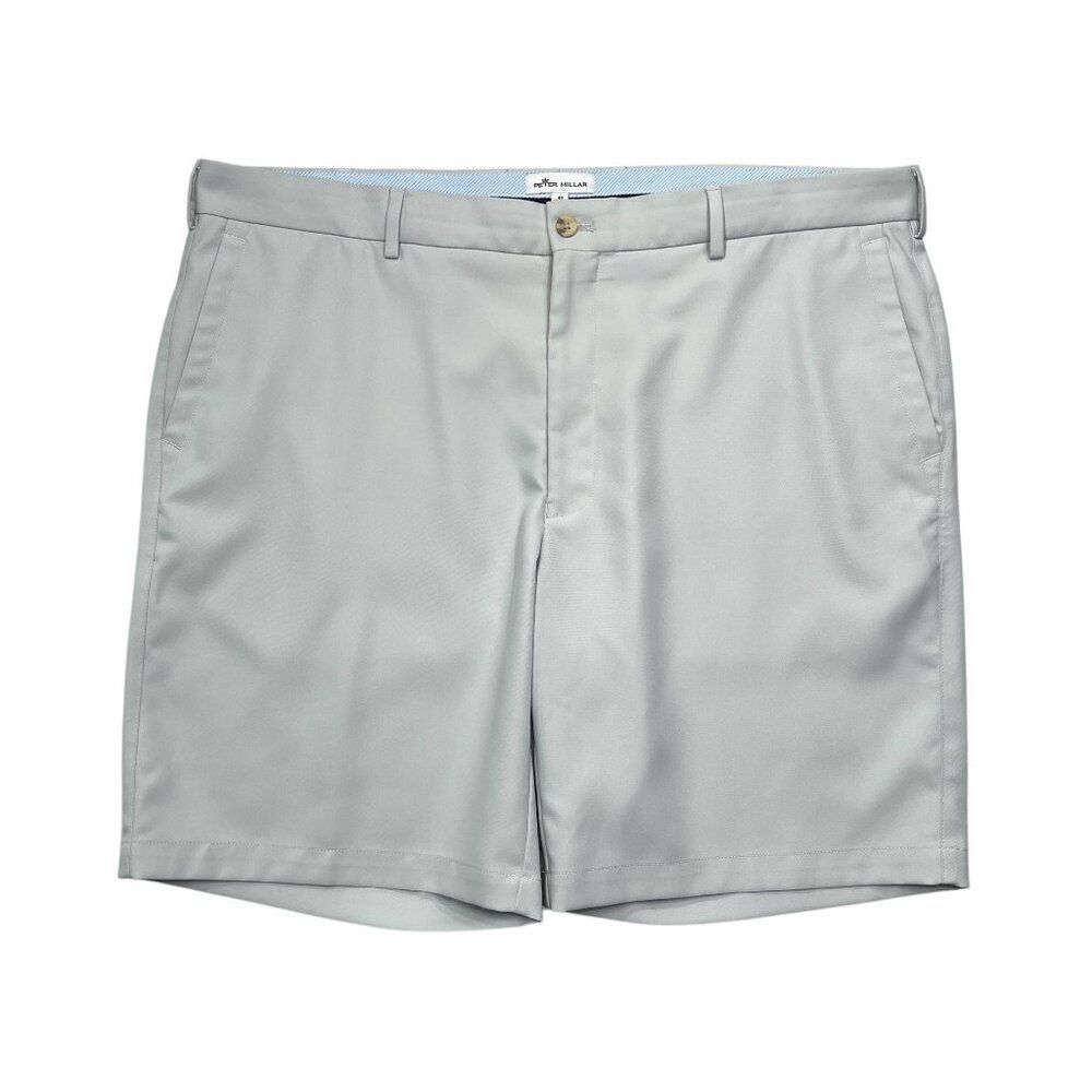 Peter Millar Golf Shorts Men’s 40 Gray Salem Performance Athletic Casual Shorts